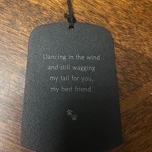 Black Pet Memorial Windchimes, New